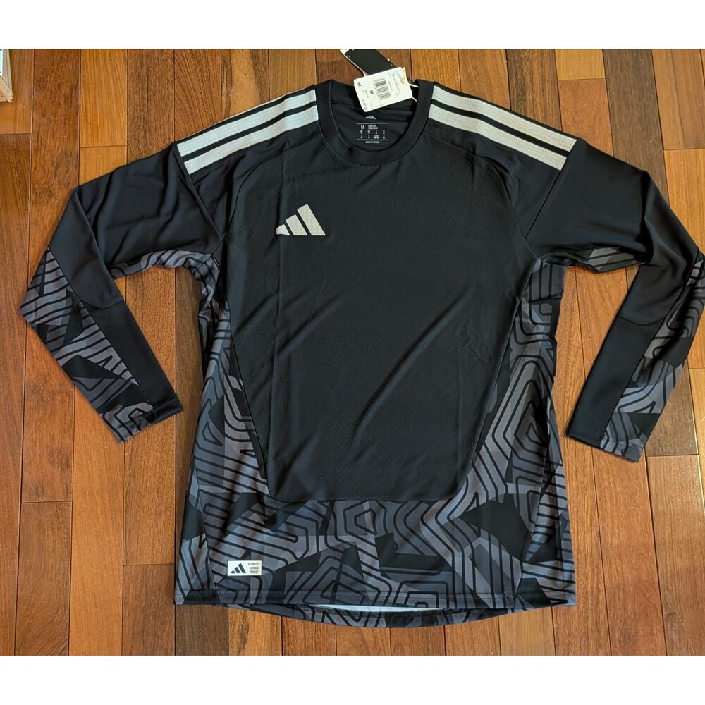 Adidas Tiro 26 Goalkeeper Long Sleeve Mens Med So Jersey Authentic Black KB6691